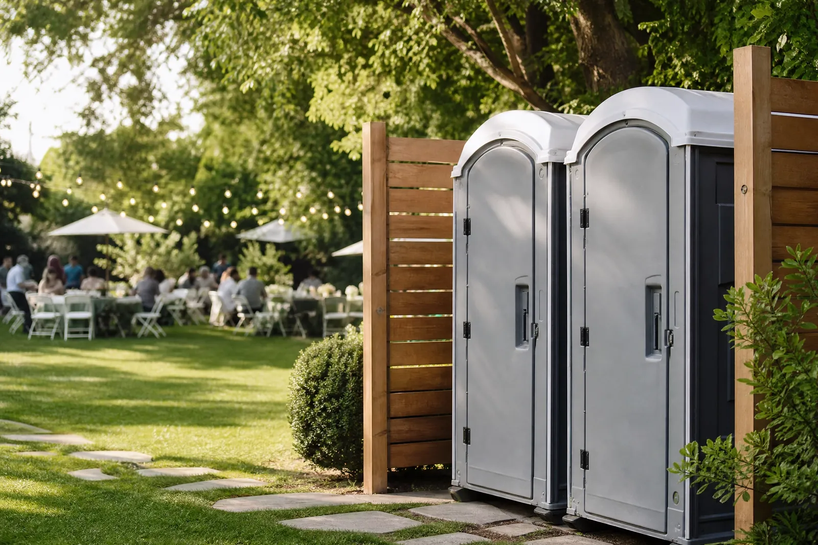 ADA-Accessible Portable Restrooms portable sanitation setup